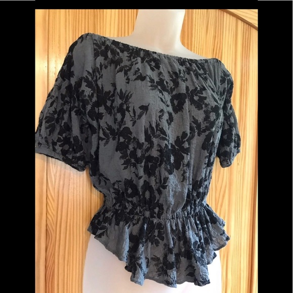 Like New-Free People Off-Shoulder Boho Top - Picture 7 of 16